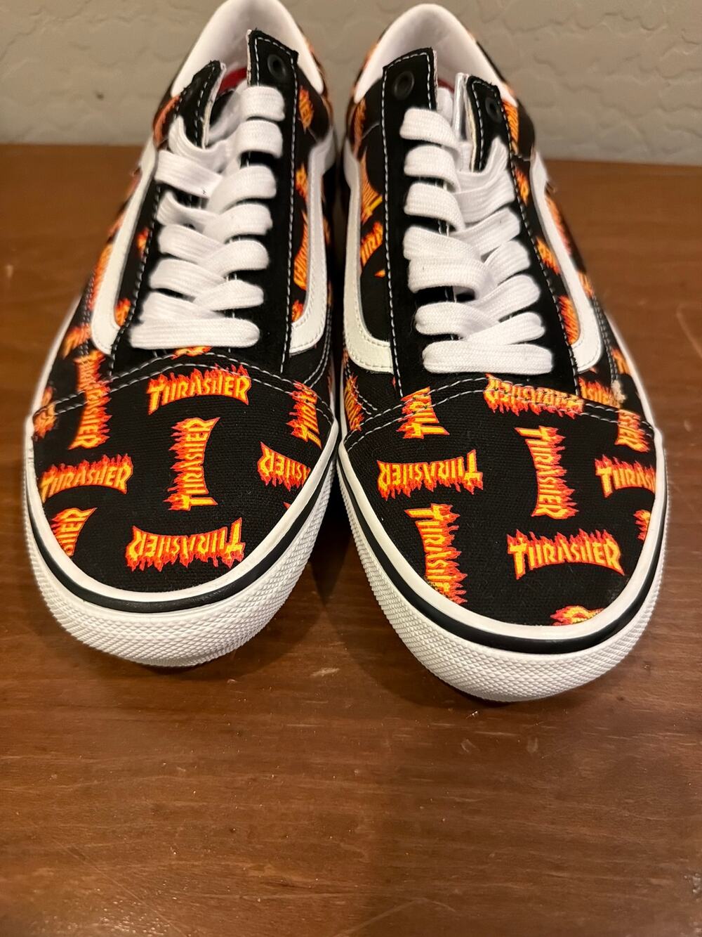 Vans x Thrasher Old Skool Flame Logo Skate Shoes Men’s Size 10.5 NWT Rare